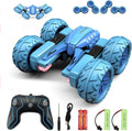 Amicool Remote Control RC Car All Terrain, 4WD 360°Rotation Stunt Car Offroad RC Vehicle with LED, 2.4GHz Car Radio Control Crawlers for Kids 6-12 Years