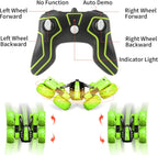 Amicool Remote Control RC Car All Terrain, 4WD 360°Rotation Stunt Car Offroad RC Vehicle with LED, 2.4GHz Car Radio Control Crawlers for Kids 6-12 Years